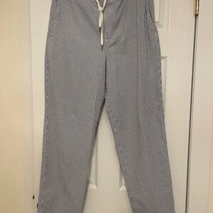 Women’s Polo Striped Pants - Blue and White